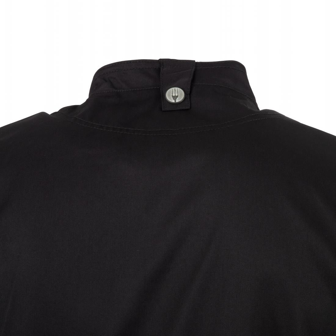 Chef Works Springfield unisex koksbuis met rits zwart L