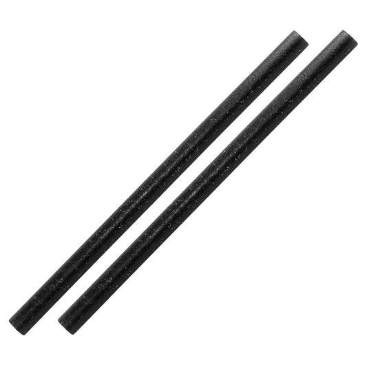 Sier Disposables Refork rechte rietje zwart ø 8 mm / 15cm (doos 100)