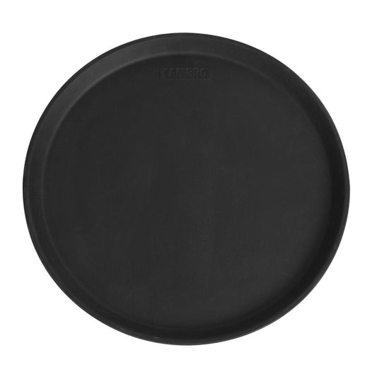 Cambro Camtread rond antislip glasvezel dienblad zwart 35,5cm