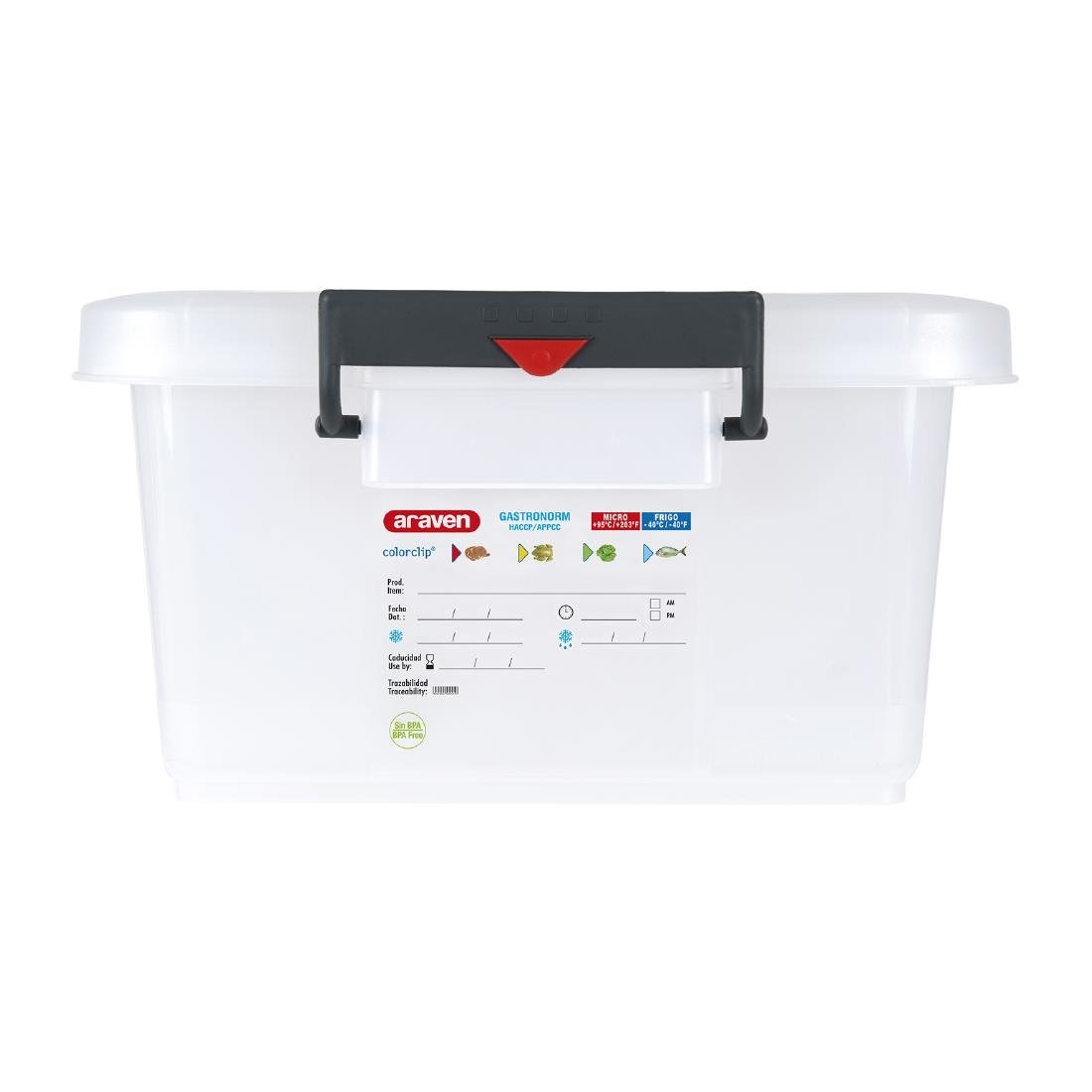 Araven voedselcontainer met deksel 40L