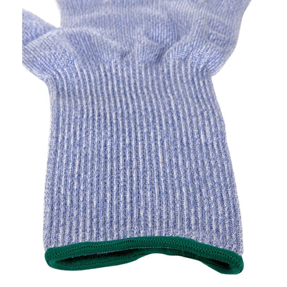 Blauwe snijbestendige handschoen L