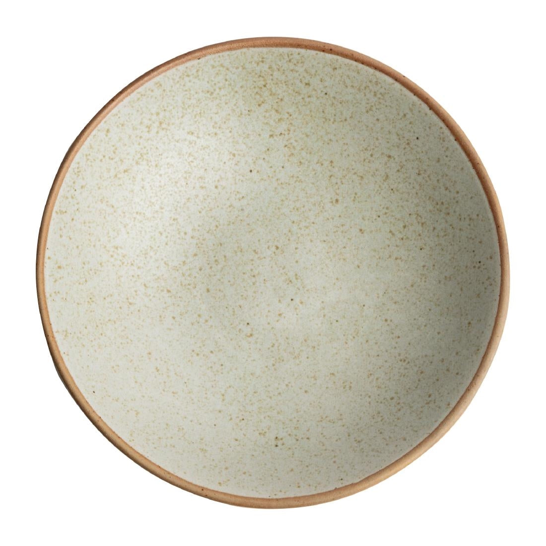 Olympia Canvas ondiepe schalen crème 20cm (6 stuks)