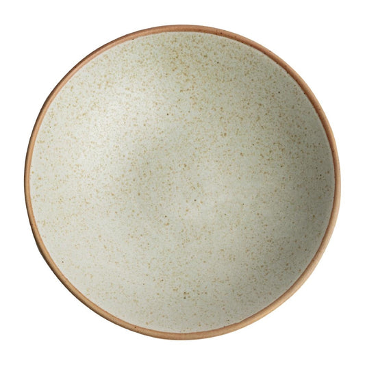Olympia Canvas ondiepe schalen crème 20cm (6 stuks)