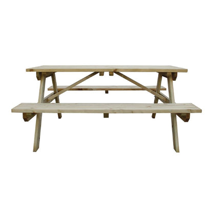 Rowlinson houten picknicktafel 150cm