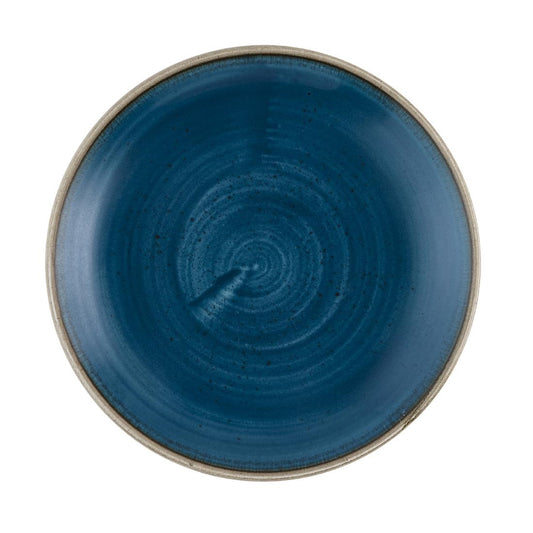 Churchill Stonecast Java Blue Evolve Coupe Bord 16.5cm (pak van 12)