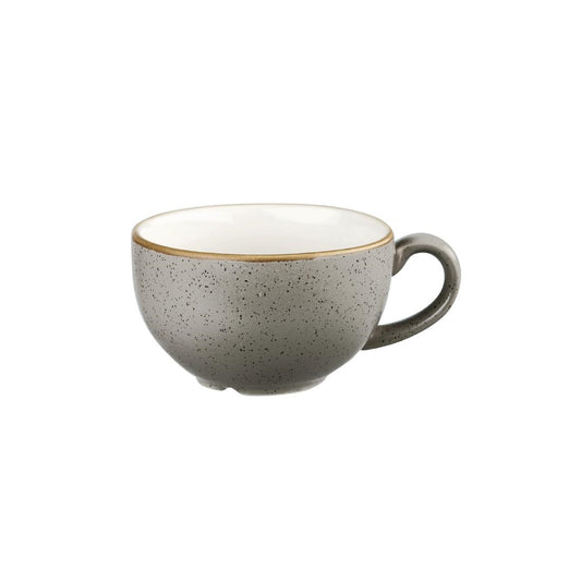Churchill Stonecast Grey Cappuccino  cappuccino kopje 34 cl pak van 12
