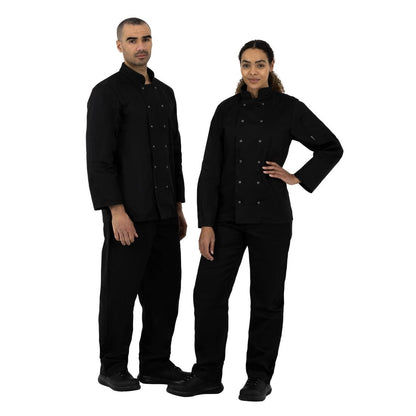 Whites Vegas unisex koksbuis lange mouw zwart L