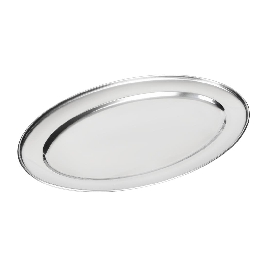 Olympia ovale RVS serveerschaal 50cm