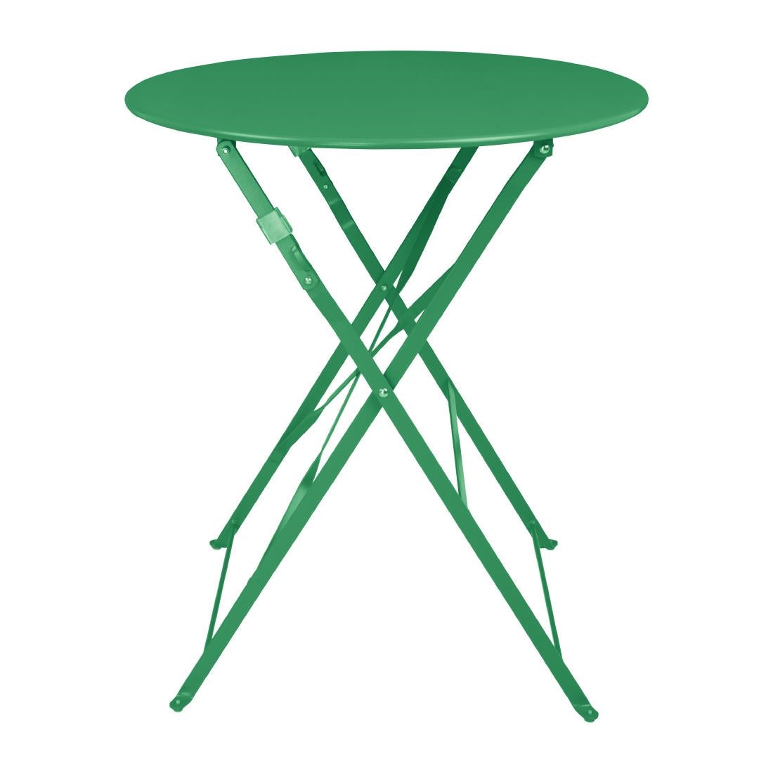 Bolero Perth bosgroene trottoirstijl ronde tafel 600 mm