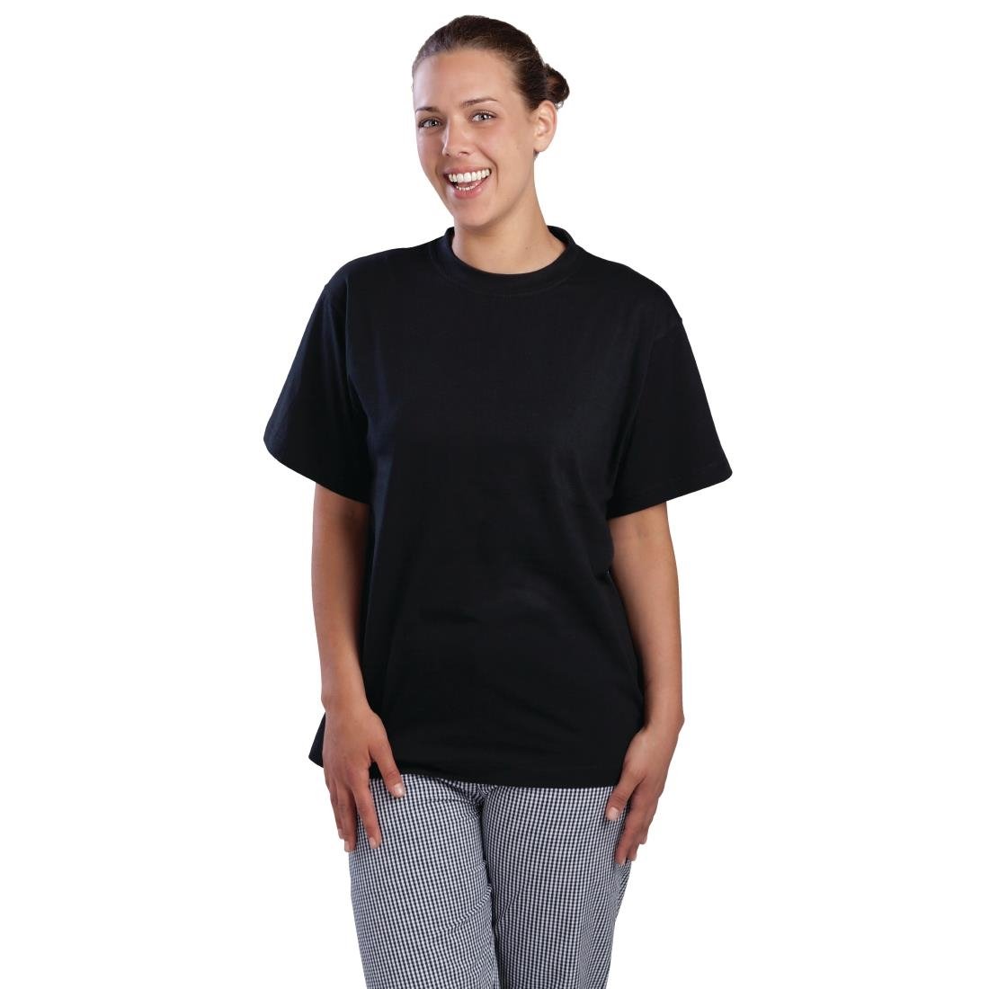 Nisbets Essentials t-shirts zwart L (2 stuks)