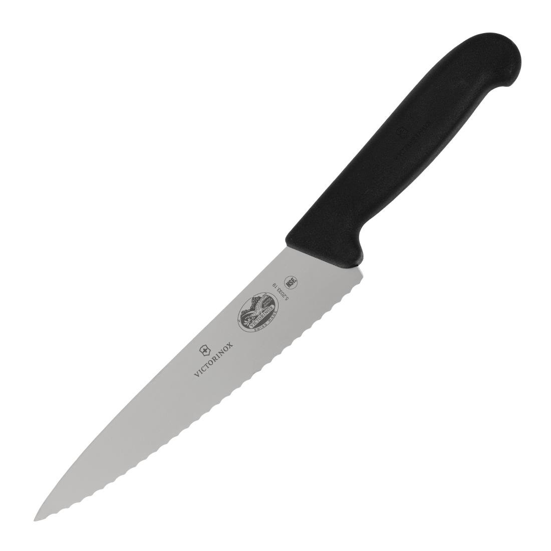Victorinox Fibrox gekarteld koksmes 19cm