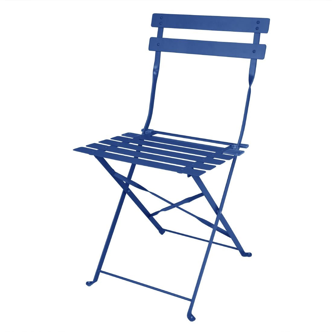 Bolero Perth Pavement Style Klapstoelen Donker Marineblauw (Pak Van 2)