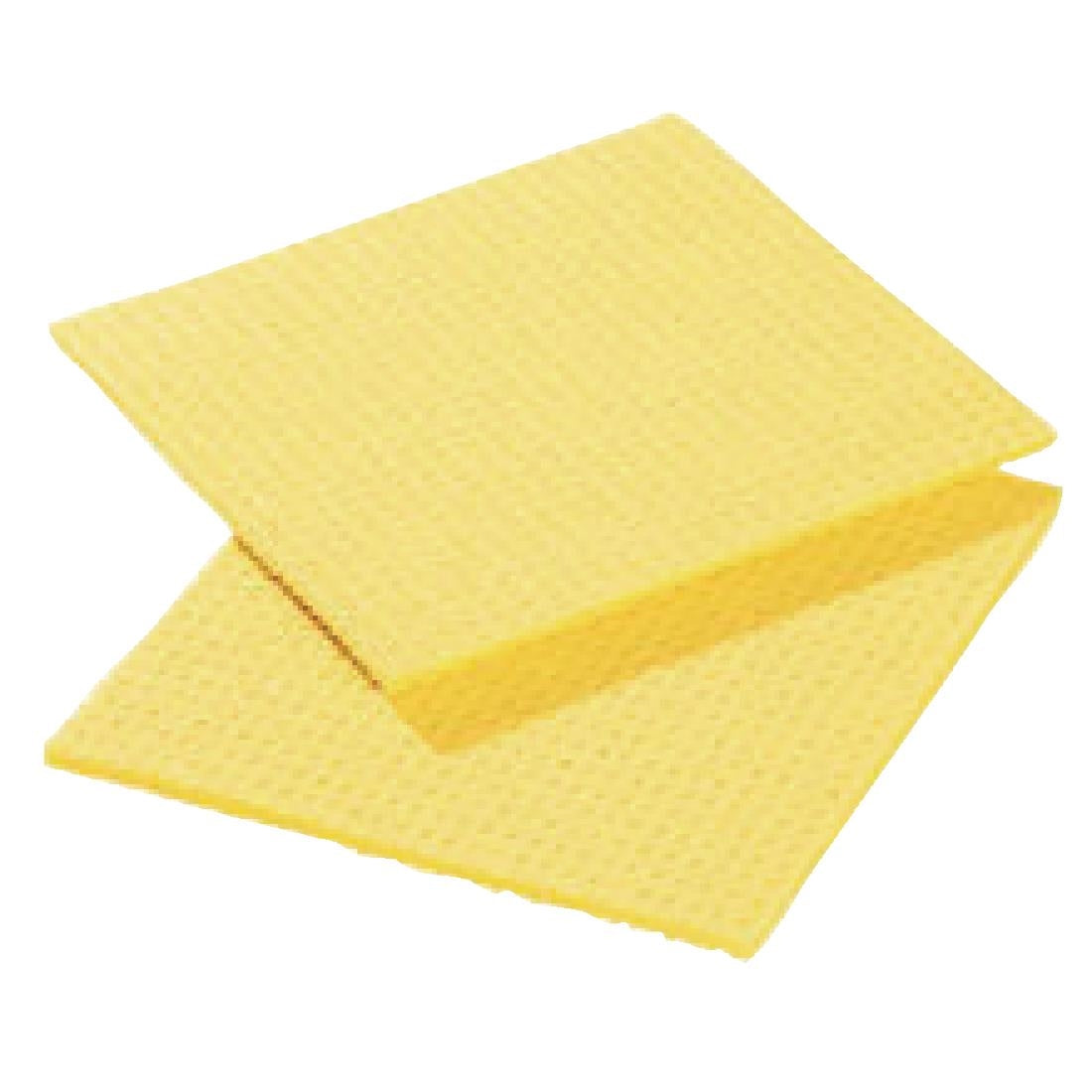 Spongyl sponsdoekje geel (10 stuks)