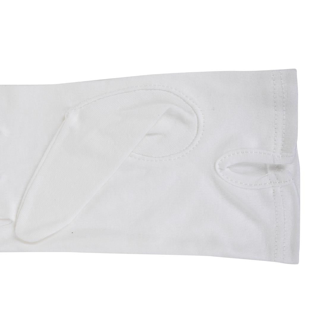 Heren serveerhandschoenen wit L