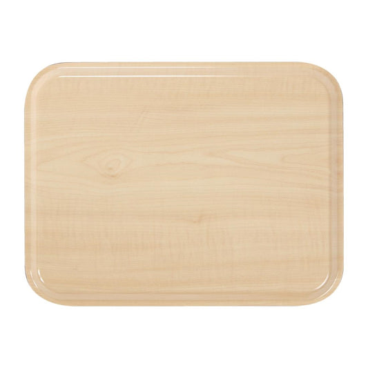Cambro Capri Gelamineerd Dienblad Berkenhout 43X33cm