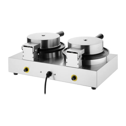 Buffalo Dubbele Ronde Belgische Wafelmaker