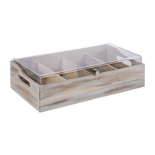 APS bestekbak met deksel 510 x 280mm vintage design