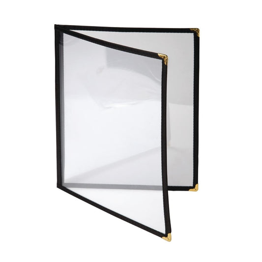 Olympia American Style menuhouder A4 zwart dubbel