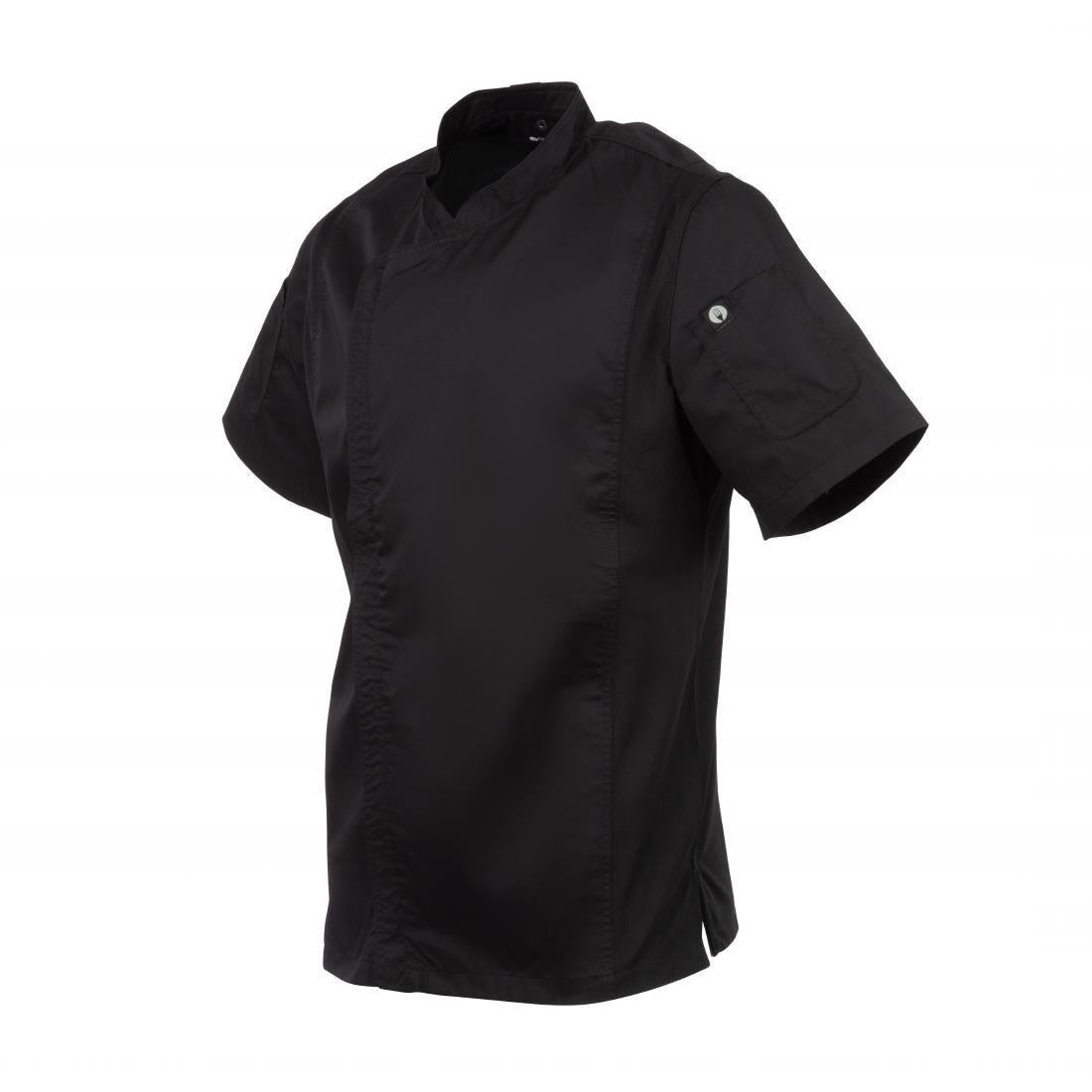 Chef Works Springfield unisex koksbuis met rits zwart L