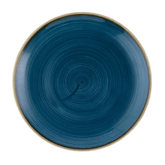 Churchill Stonecast Java Blue Evolve Coupe Bord 22cm (pak van 12)