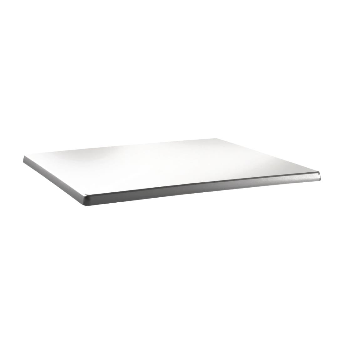 Topalit Classic Line rechthoekig tafelblad wit 110x70cm
