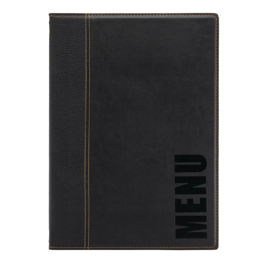 Securit Trendy menumap A4 zwart