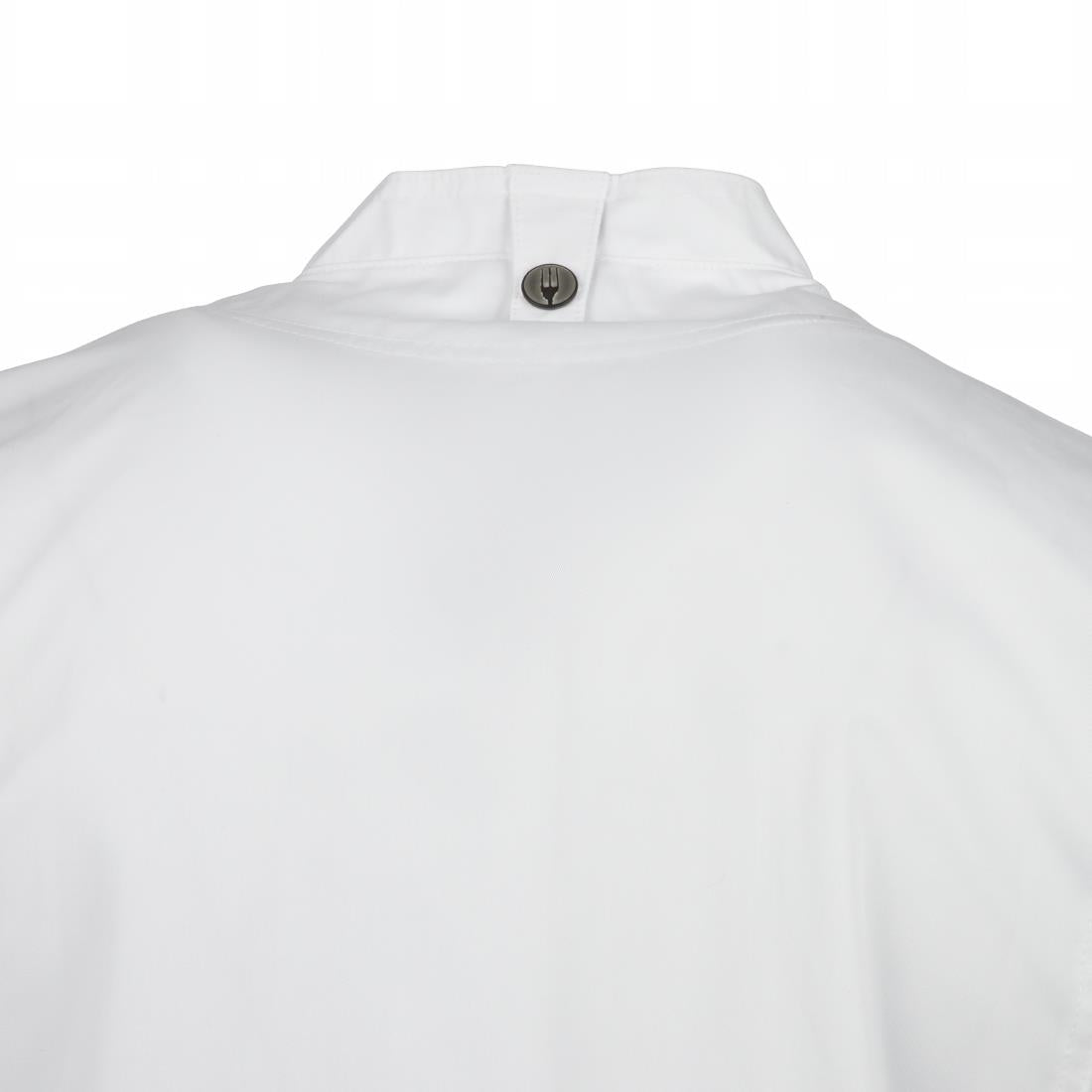 Chef Works Springfield unisex koksbuis met rits wit L