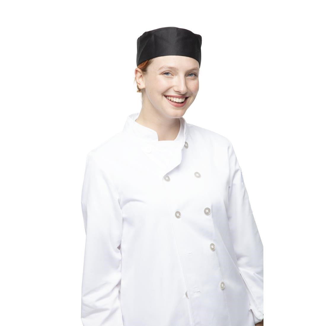 Whites unisex polykatoen skullcap zwart L