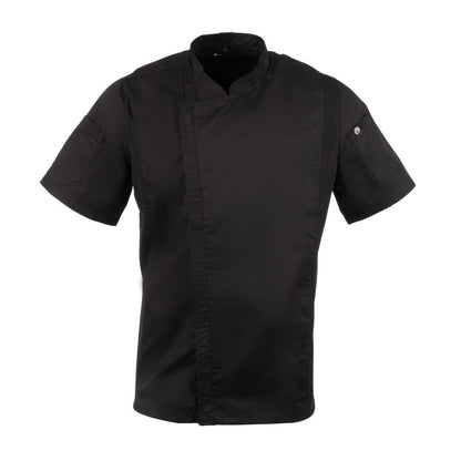 Chef Works Springfield unisex koksbuis met rits zwart L