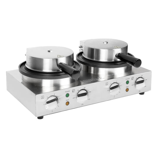 Buffalo Dubbele Ronde Belgische Wafelmaker