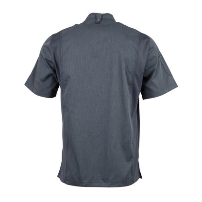 Chef Works Urban Springfield unisex koksbuis met rits korte mouw inktblauw L