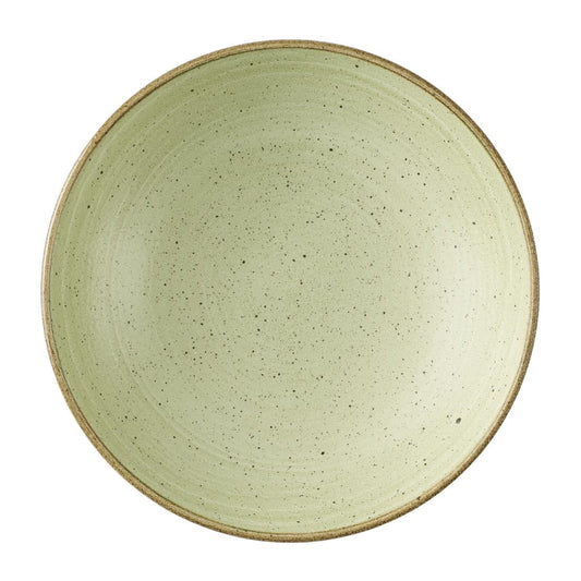 Churchill Stonecast Raw Green Coupe Schalen 184mm (Pak Van 12)