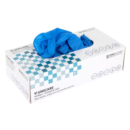 Nitril handschoenen blauw poedervrij L (100 stuks)