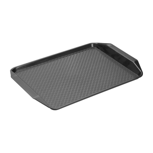 Olympia Kristallon Handvat Fast Food Dienblad Zwart 435X305mm