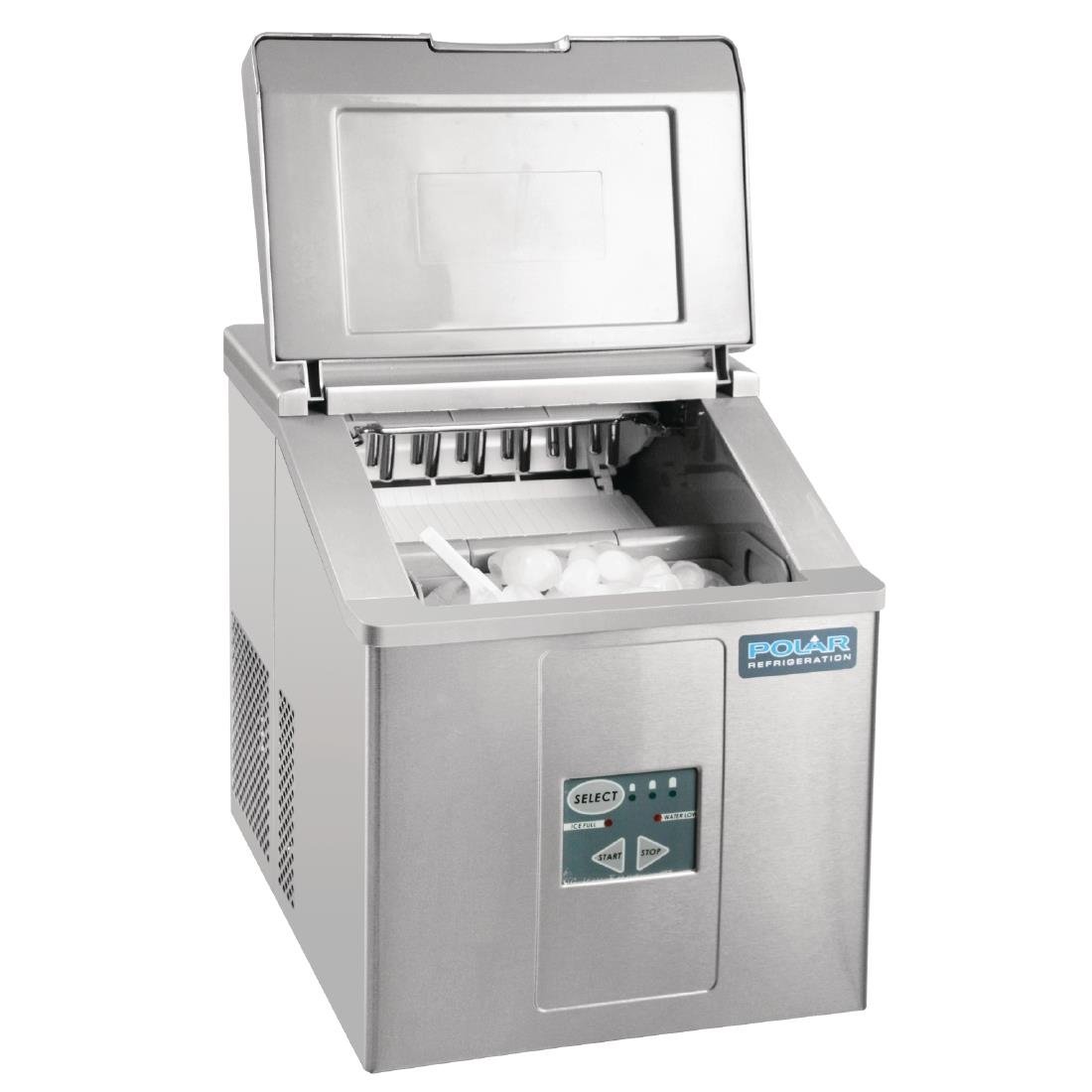 Polar C-serie ijsmachine voor aanrecht, capaciteit 15 kg