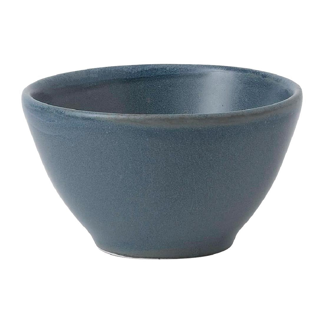 Churchill Super Vitrified Nourish Oslo Blue Contour Dip Schaaltje 110ml (Pak Van 12)