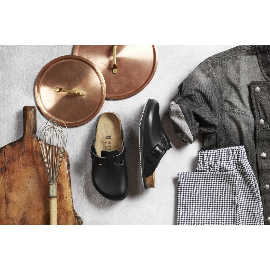 Birkenstock Professional Boston Super Grip klompen zwart 38