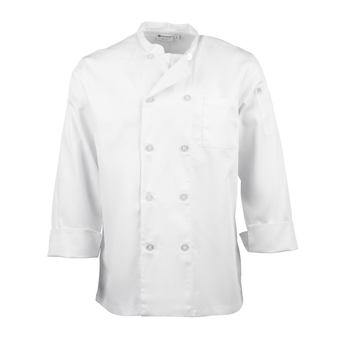 Chef Works Le Mans unisex koksbuis wit L