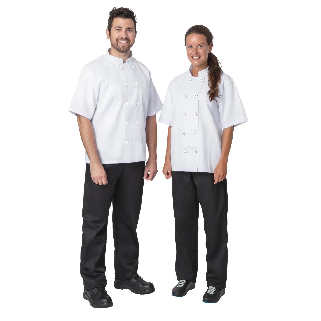 Nisbets Essentials koksbuis wit (2 stuks) XXL