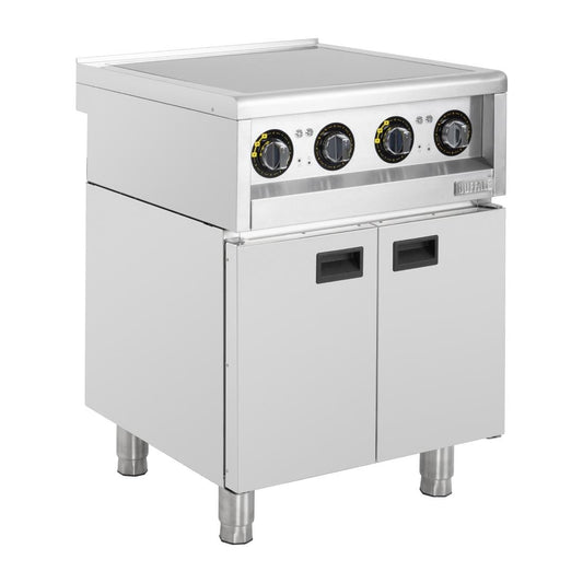 Buffalo 600-Serie 4-Zone Vrijstaande Inductiekookplaat 2X 3Kw