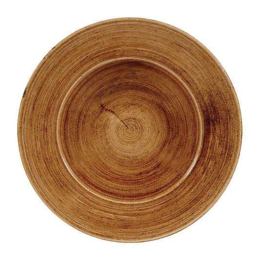 Churchill Stonecast Patina Vintage Copper Kom Met Brede Rand Large 27.9cm (pak van 12)