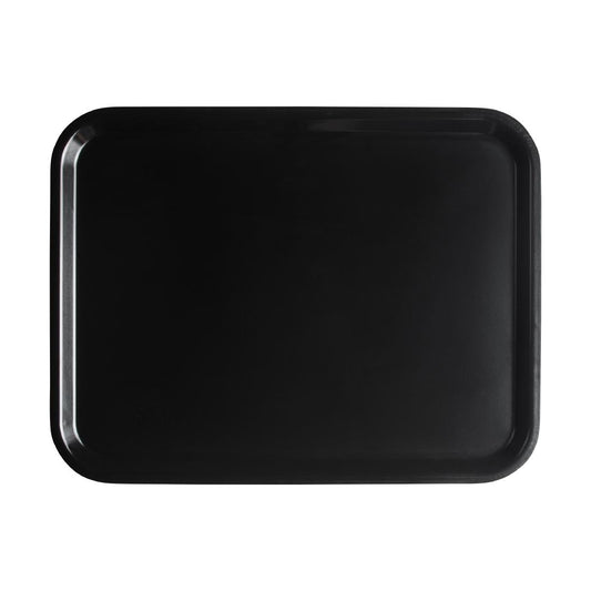 Cambro Capri Dienblad Glad Oppervlak Zwart 330x430mm