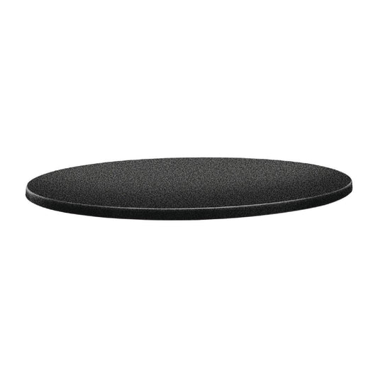 Topalit Classic Line rond tafelblad antraciet 80cm
