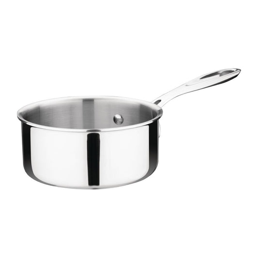 Vogue roestvrij staal & aluminium tri-wand sauspan 14cm