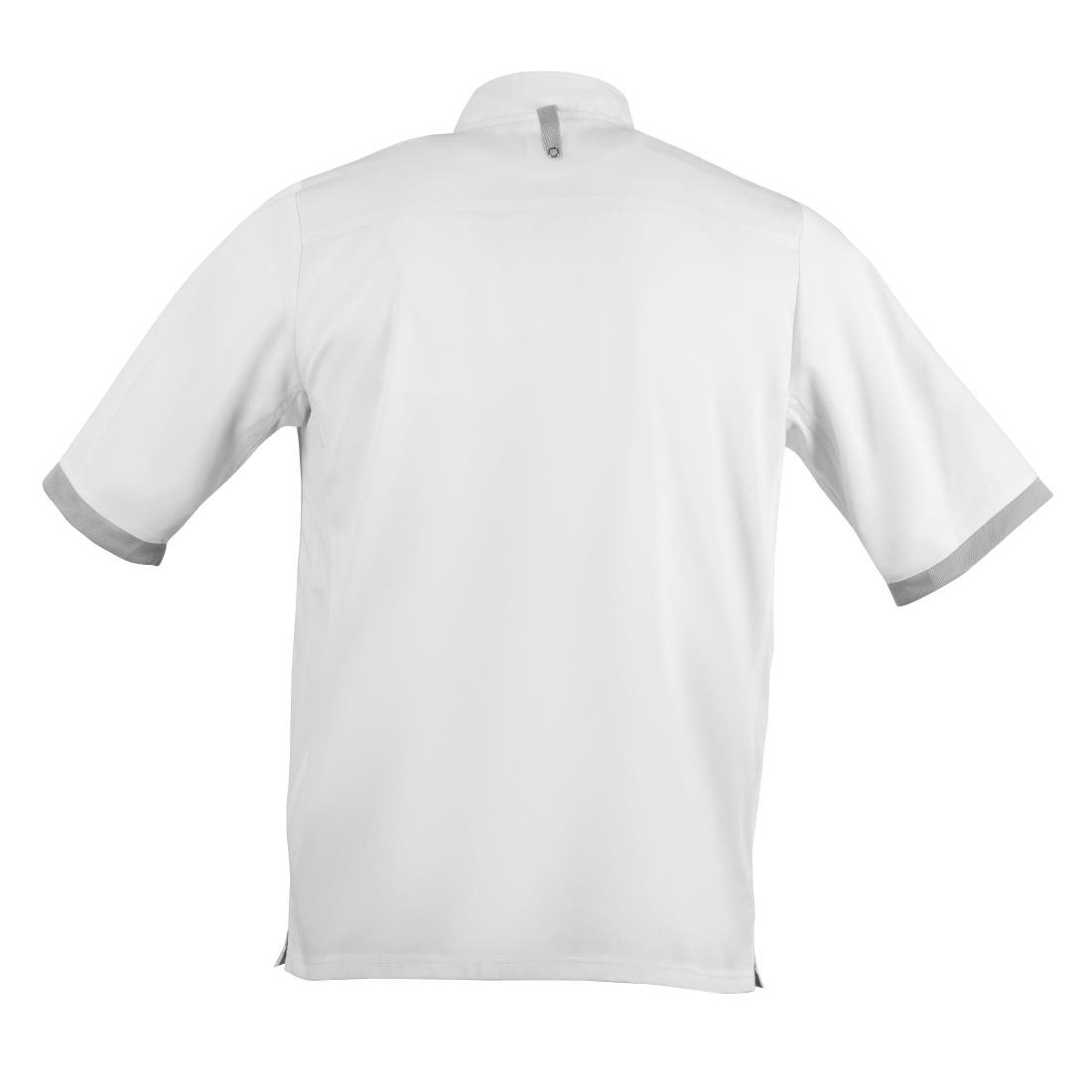Southside unisex koksbuis korte mouw wit M