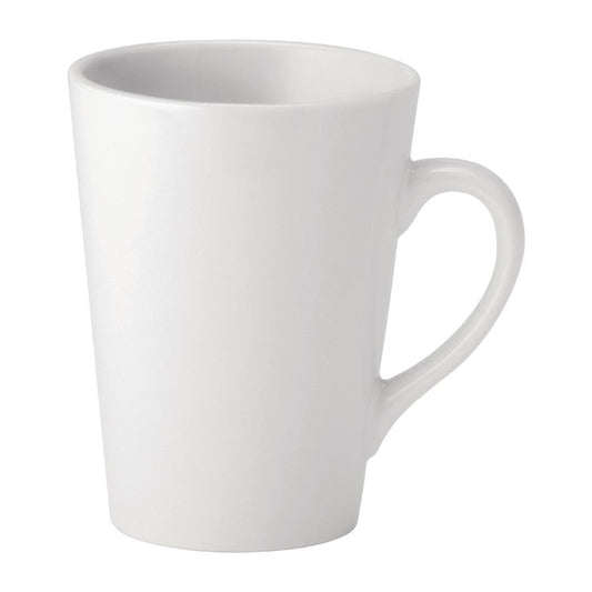 Utopia Puur Witte Latte-Mokken 250ml (Pak Van 24)