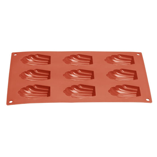 Vogue Silicone Madeleinenvorm 9 Cup