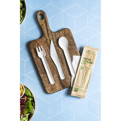 Vegware composteerbare papieren bestekset 4in1 (doos van 250)