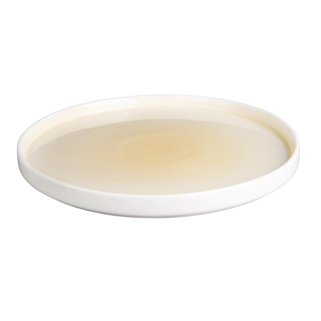 Olympia Fondant borden lemon geel 270mm (4 stuks)