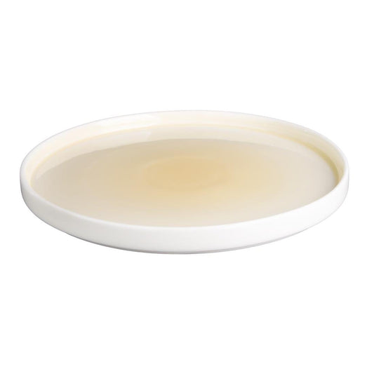 Olympia Fondant borden lemon geel 270mm (4 stuks)